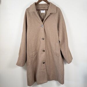 Old Navy Trench Coat Soft Women's XL Tall Light Brown